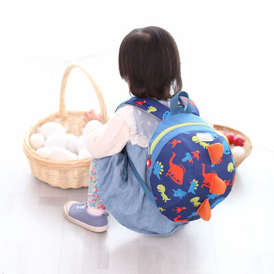

Sunveno Cartoon Baby Backpack School Bag Toddler Baby Harness Backpack Leash Safety Anti-lost Cute Backpack Strap Walker Dinosaur