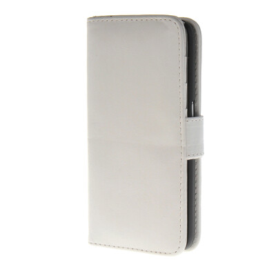 

MOONCASE Smooth skin Leather Side Flip Wallet Card Holder Stand Pouch ЧЕХОЛ ДЛЯ Samsung Galaxy S6 White