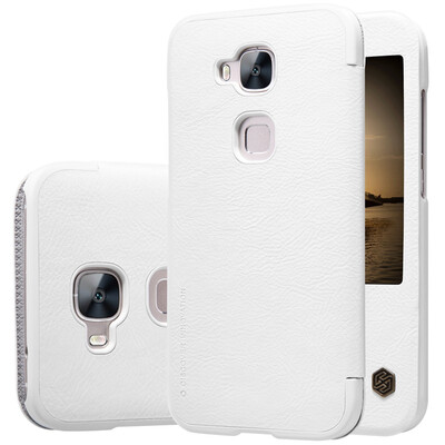 

MOONCASE Huawei G8 Case, [Shock Absorbent] Ultra Slim Premium Flip Leather Case Cover for Huawei G7 Plus / G8 / Maimang 4 Bookstyle Case
