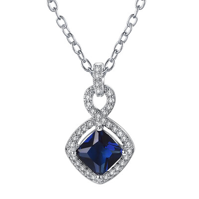 

Yoursfs Fashion water droplets necklace for women female choker neck zircon chain pendant jewelry girl gift