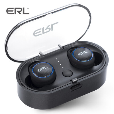 

ERL True Wireless Bluetooth Headset Business In-Ear Stereo Mini Sports Running Subwoofer Air-tws Iphone78X Android Phone Universal