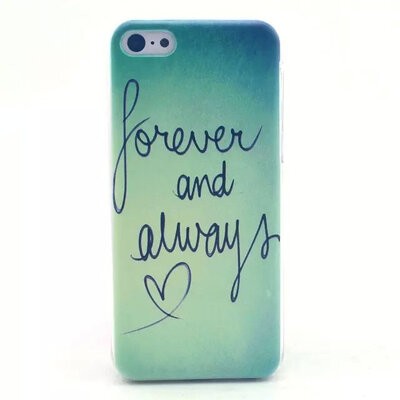 

MITI Colorful Flower Girls Pattern Transparent Cartoon Skin Back Hard Case Cover Protector For Apple iPhone 5C 4.0