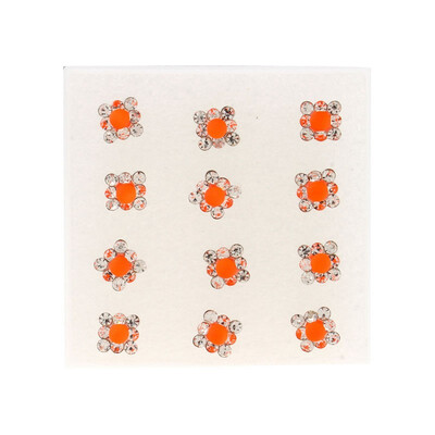 

6pair fashion 18mm Fluorescent Rhinestone Earring Round Bead Stud Earrings
