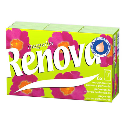 

Renova's Love (Renova) Aromatherapy Handkerchief Paper Magnolia 4-layer 9-draw * 6 packs of Portuguese imports