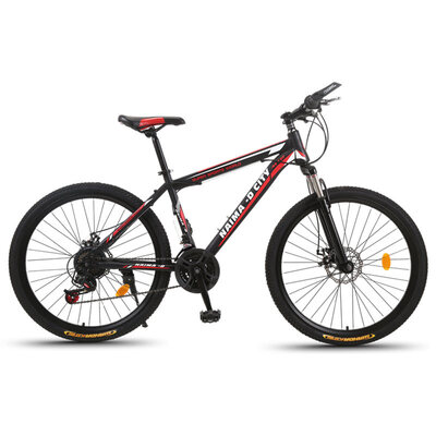 

Resistant to dynamic city series bicycle 2426 inch mountain bike 24 speed bicycle student adult men&women 24 speed 26 inches black red spoke wheel