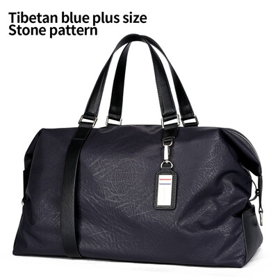 

Mens travel bag portable sports fitness bag folding Korean duffel bag outdoor mens bag waterproof