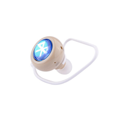 

Mini Portable Bluetooth V30 Stereo Earphone wHandsfree Call-BlueBeige