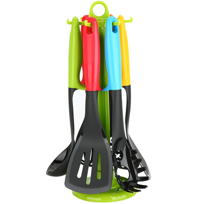 

Maxcook с антипригарными лопаткой и ковшом Нейлоновая лопата с жареным ложкой MCNL-07