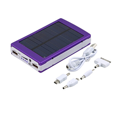 

8000mAh Portable Super Solar Charger Dual USB External Battery Power Bank