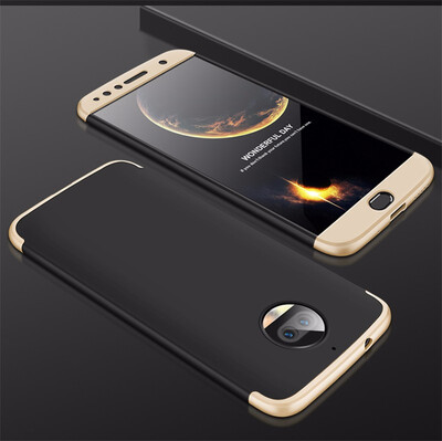 

Goowiiz Phone Case For Motorola Moto G5s PlusG6 Fashion Color collision 360 Degree Coverage PC Full Protection