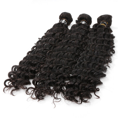 

BHF hair Indian 100 remy Hair extension deep weave Virgin Human Hair Weave 3 Bundles Hair Weaving