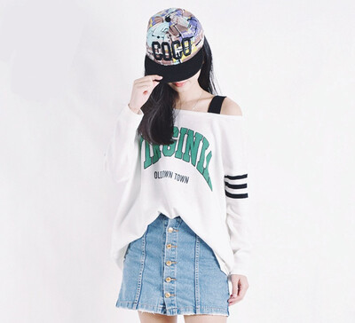 

2018 Spring&Winter Original Printing Red Rabbit Hair Loose Thin Sweater Off The Shoulder Sweater Tops