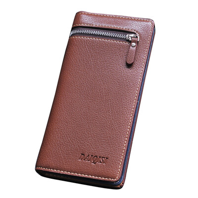 

Men Retro Wallet Card Holder Coin Purse Zip Clutch Handbag Vintage Billfold Bag