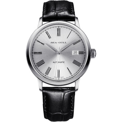 

Seagull SEAGULL Business Casual Series Automatic Mechanical Watch Male Watch Roman White Belt D819.461