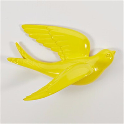 

European multicolor resin bird wall stickers decoration ornament creative wall hangings home sofa TV background walldecoration