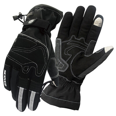 

Sai Yu SCOYCO motorcycle riding gloves waterproof touch screen windproof warm gloves motorcycle racing gloves winter MC30 mens black L
