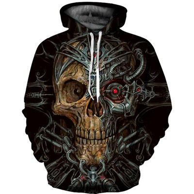 

Mens Hoodie 3D Printed Women Pullover Sweater