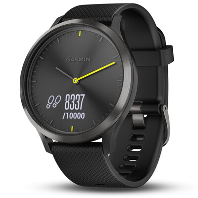 

Garmin vivomove hr Ink night black activity monitoring sports health optical heart rate intelligent notification pointer hidden touch screen smart watch sports version