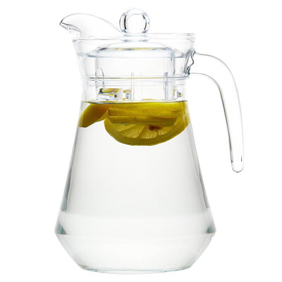

Jingdong supermarket] green apple glass cold water bottle cold kettle 1.3LEH1002-1
