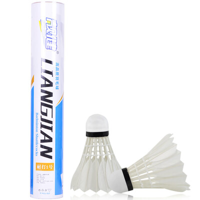 

Pretty good goose feather badminton resistance to fight on the 1st 1 tube 12 installed