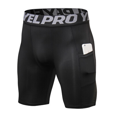 

Quick Dry Compression Shorts Mens Fitness Tight Shorts Sweat Sport Short Gym For Running