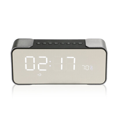

TOPROAD Portable Bluetooth Speaker PTH-305 Wireless Stereo Music Sound Box Support FM Radio Line in TF TimeAlarm Clock altavoz