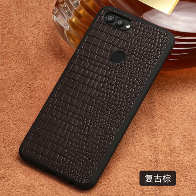 

Genuine Leather Phone Case For Huawei Nova 2s Crocodile texture Back Cover For Mate 9 10 P9 P10 Plus Cases
