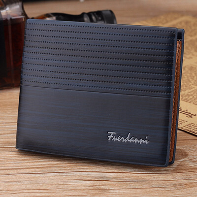 

Mens short wallet business Vintage leisure wallet multi card European&American style temperament leather wallet practical