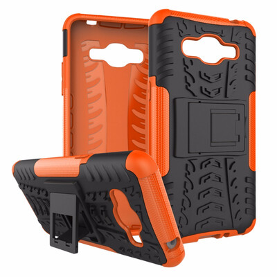 

Goowiiz Phone Case For Samsung Galaxy J2 PrimeGrand Prime 2016G532 Armor Tire Texture Rugged Protection PCTPU Silicone