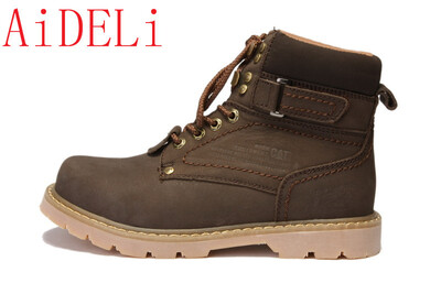 

AiDELi Men&women Martin boots CAT 068 tooling boots Boots work boots high heel outdoor hiking boots leather walking shoes