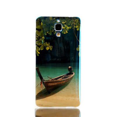 

MOONCASE Plating Blue Cool Design Soft TPU Case Cover For Xiaomi Mi 4