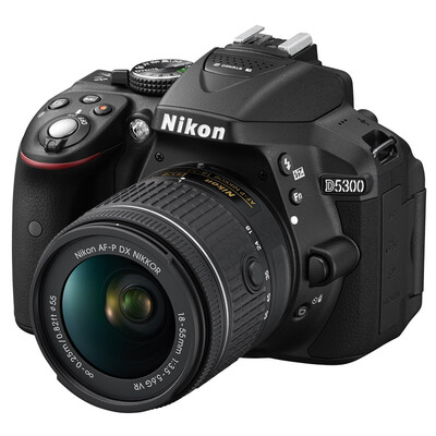 

Nikon D5300 SLR kit AF-P DX Nikkor 18-55mm f 35-56G VR black