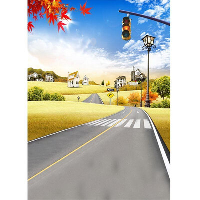 

Autumn Field Photo Backdrop 57FT Vinyl Fabric Cloth Digital Printing Photo Background s-772