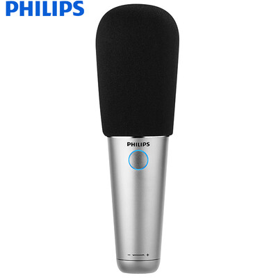 

Philips PHILIPS M3311C wireless Bluetooth external microphone mobile phone computer TV childrens microphone national K song Bao singing audio one karaoke universal pearl powder