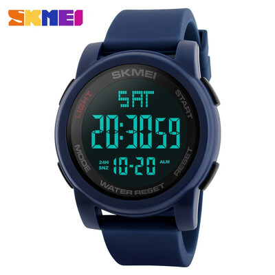 

SKMEI Brand For men watch LED digital watch For men wristwatch black Alarm 50 m Waterproof sport watch for For men relogi