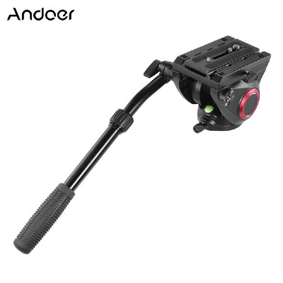 

Andoer TP65 Aluminum Alloy Fluid Drag Head Hydraulic Head Threedimensional Tripod Head 360° Panoramic Shooting for Photography A