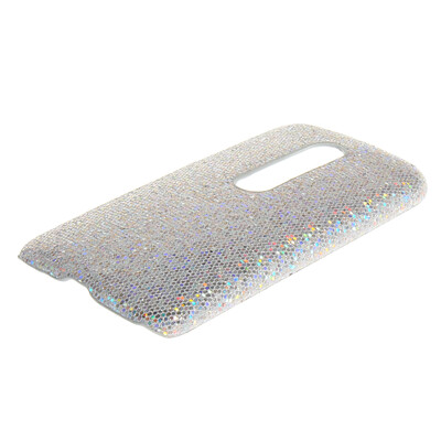 

MOONCASE Case for Motorola Moto G3 Hard Rubber Back Case Cover Sliver