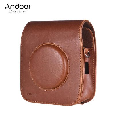 

Andoer SQ10 Camera Case Bag PU Leather Protection Camera Bag with Adjustable Shoulder Strap for Fujifilm Instax SQ10 Camera 3 Colo