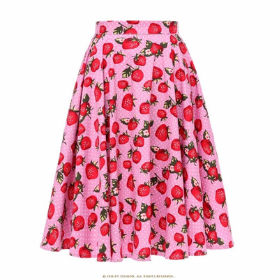 

Design Floral Skirt Women High Waist Plus Size Summer Skirts
