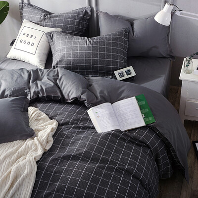 

Jiuzhou deer kit home textile cotton high support bedding twill printed double bed single four-piece style 1518 m bed quilt size 200230cm