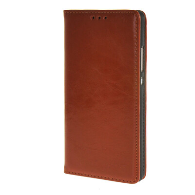 

MOONCASE Huawei Ascend P8 чехол Crazy Horse Pattern Кожа Слот кошелек Флип карты Кронштейн обложка чехол Браун