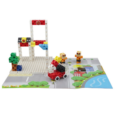 

Artek (ArTeC) 70 boxed blocks of toys City Square Fire Station (color) 151731