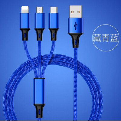 

One drag three data cable function for Apple Andrews Type-C triple charge phone