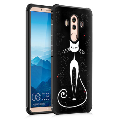 

Goowiiz Fashion Phone Case For Huawei Mate 1010 Pro Luxury 3D Cute Cartoon Slim Full Soft Silicone Prevent falling