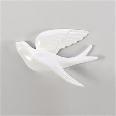 

European multicolor resin bird wall stickers decoration ornament creative wall hangings home sofa TV background walldecoration