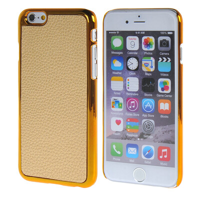 

MOONCASE Litchi Skin золото Chrome Hard Back чехол для Cover Apple iPhone 6 Plus (5.5") золото