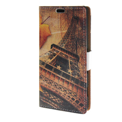 

MOONCASE Case for Sony Xperia Z4V Leather Flip Wallet Style Card Holder and Kickstand Case Cover [Cute Pattern] Design / a07