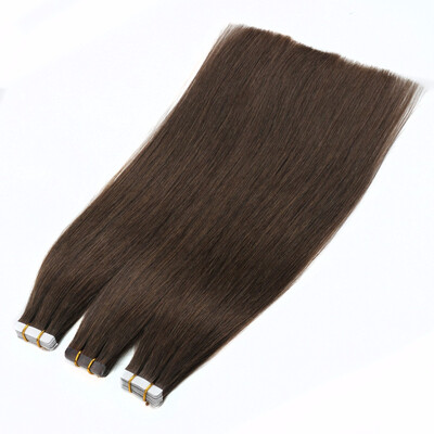 

Bhf Hair Double Drawn Virgin Remy Russian Cuticle Hair Natural Invisible Tape Hair Extensions 20PcsPack