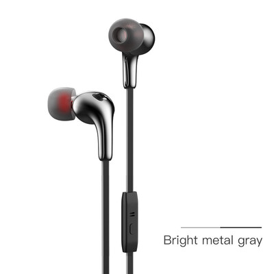 

HOCO Metallic In-ear Earphone Earbuds Stereo Sport Headphone Noise Isolating with Mic Wired Headset 35mm Jack for iphone X 8 7
