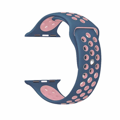 

Apple watch nice Silicone Replacement Sport Band 38mm 42mm For iWatch Series 123 Wrist Bracelet Strap For iWatch Sports